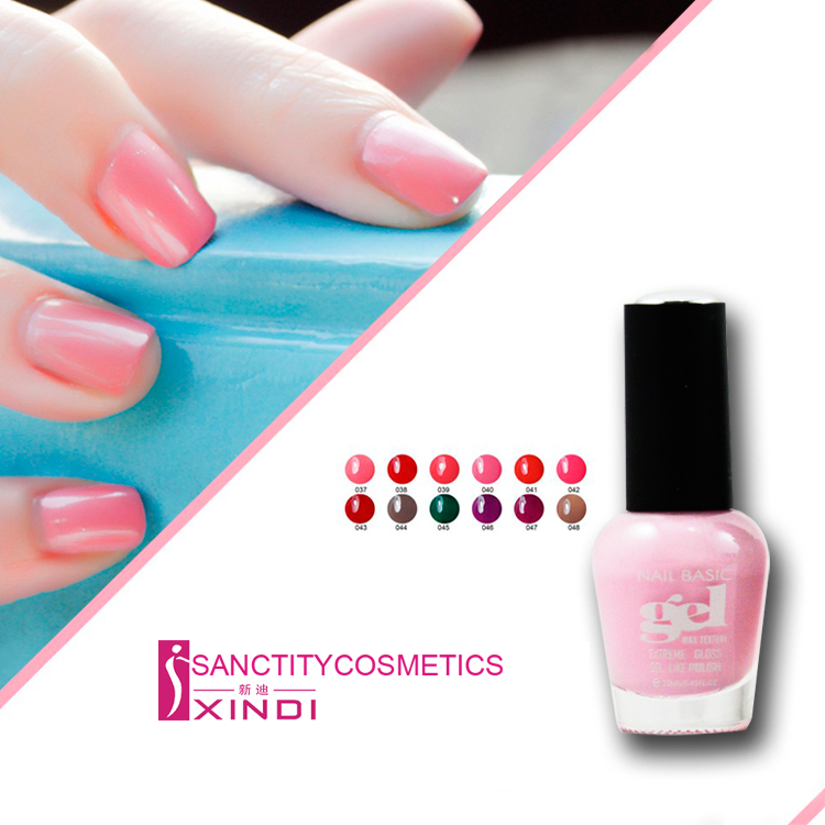 Hot Selling Eco-Friendly Nontoxic Shiny Nail Polish