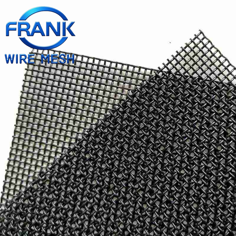 Customized Black Powder Coating 304 316 Stainless Steel Anti Theft Security Screen Used on Restaurant