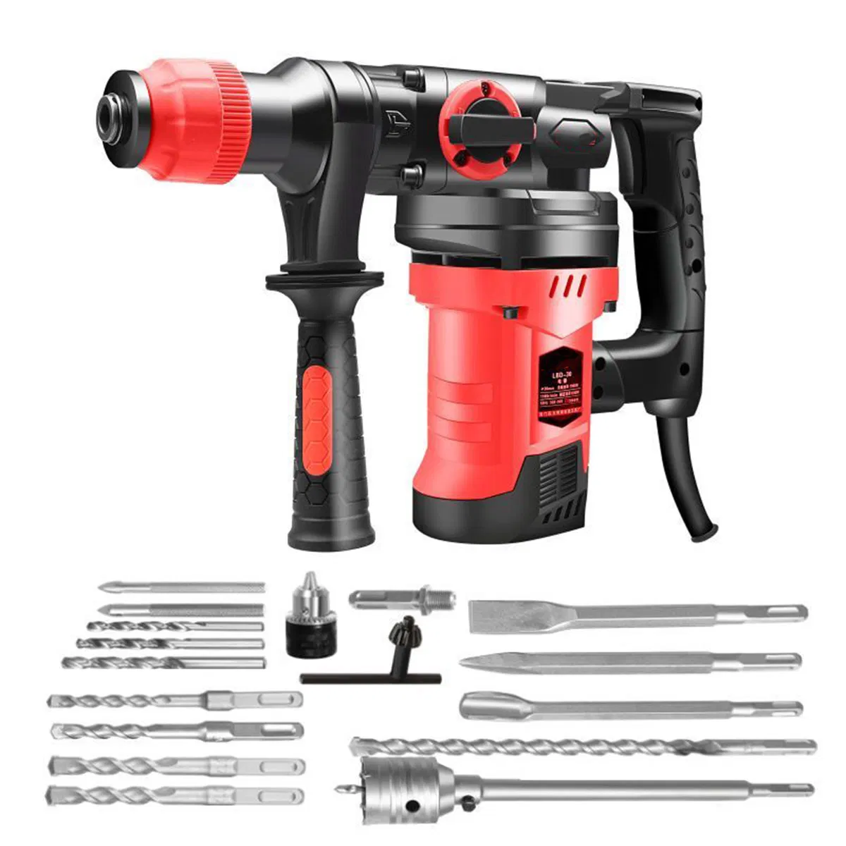 Power Tools Heavy Duty Multiple Functions Electric Hammer Drill Cordless Rotary Hammer