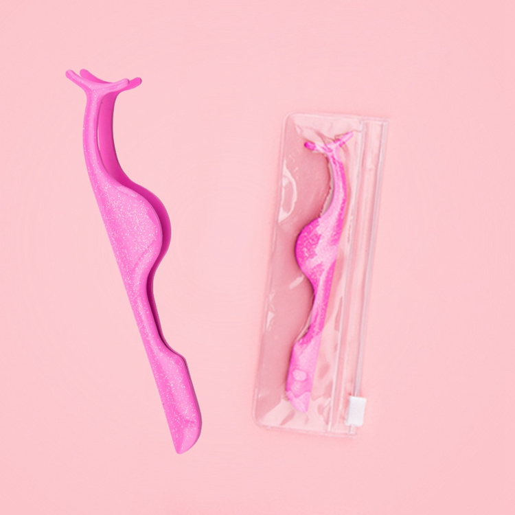 Custom Logo Stainless Steel Mink Eyelash Tweezers Blending Pink Gold Blue Eyelash Tweezers Private Label for Lashes Extension