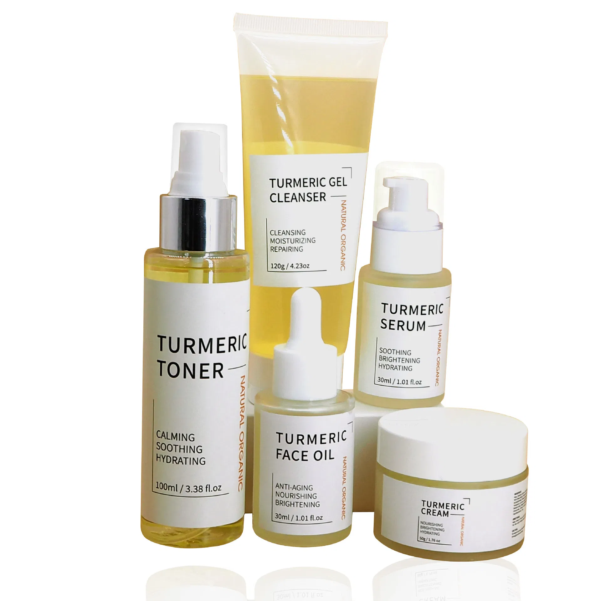 Whitening Anti Acne Turmeric Set Vitamin Lotion Lightening Face Serum Hydrating Turmeric Skin Care Set