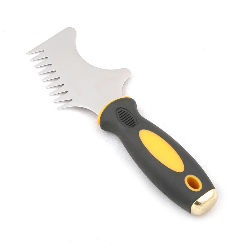 Masonry Notched Trowel with Rubber Handle