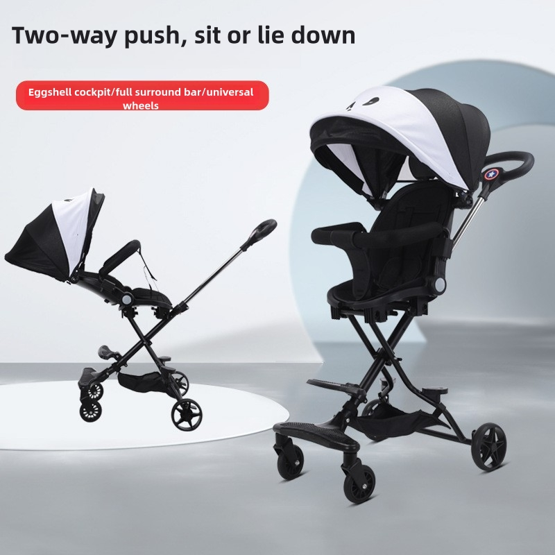 Hot Selling Portable Baby Pram Folding Baby Stroller Multifunctional Alloy Baby Carriage