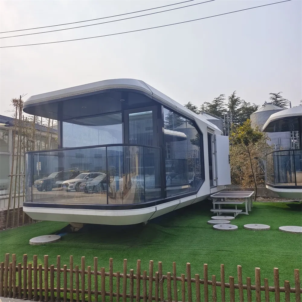 Easy Installation Modern Luxury 40FT Prefabricated Furnished Portable Space Capsule Sleeping Pods for Capsule Hotel