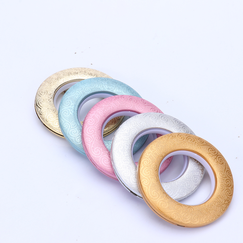 Wholesale Production Plastic Eyelet Curtains Wear Resistant and Durable Round Curtain Ring Eyelet