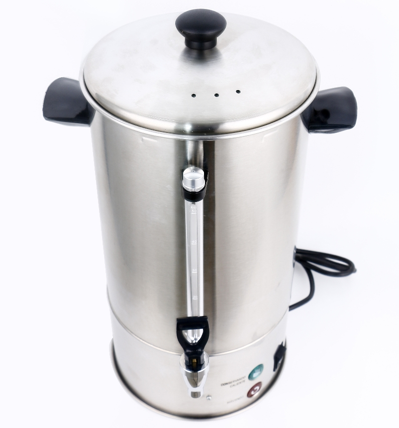 50 Cups Stainless Steel Coffee Maker with Water Level Window