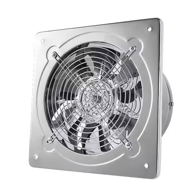 220V Exhaust Fan Wall Mount Ventilation Air Fan Bathroom Kitchen