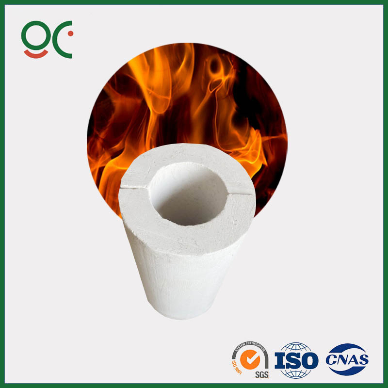 Pipe Fitting Calcium Silicate Insulation Cover Sections for Elbow Tee Thermal Insulation