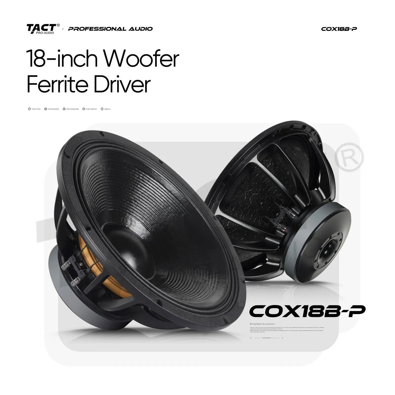 Cox405s New Outdoor Small Events Column Speaker