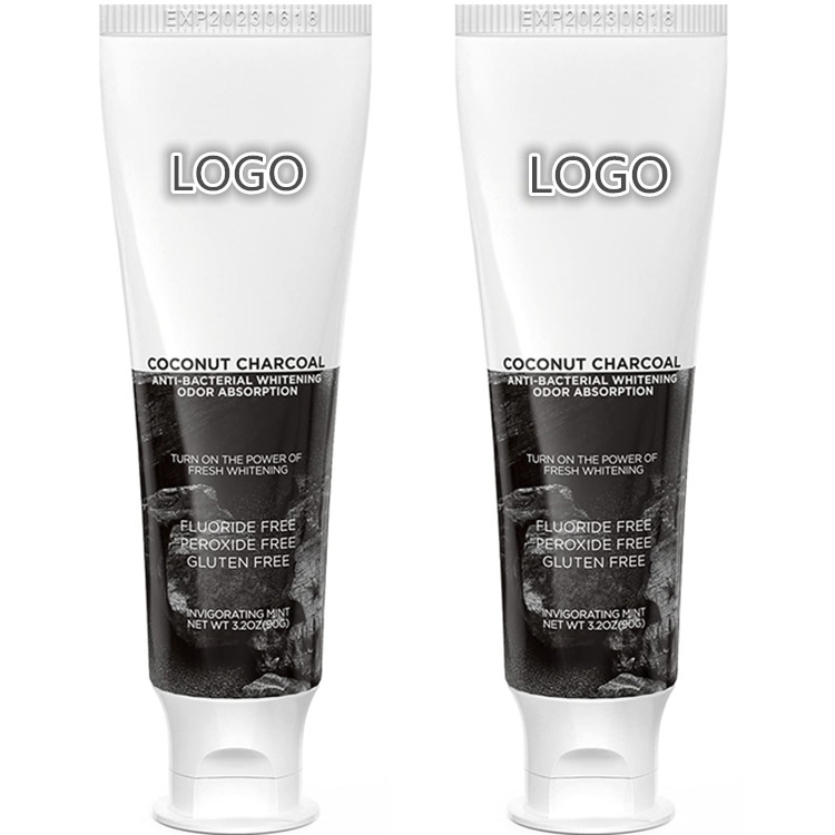 Professional Custom Coconut Oil Activated Charcoal Whitening Teeth Toothpaste