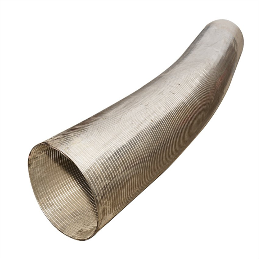 Chimney Aluminum Flexible Duct Forming Making Machine Pure Aluminum Foil Ventilation Ducts