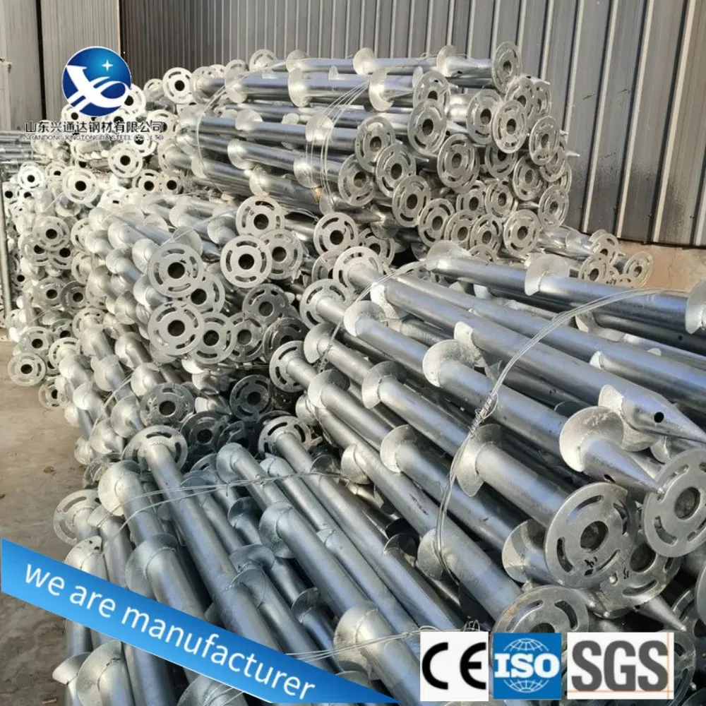 Винтовые сваи Q235B Q355 с горячим цинкованием