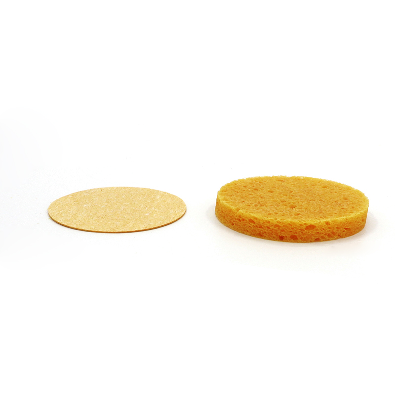 Round Compressed Natural Cellulose Facial Clean Sponges
