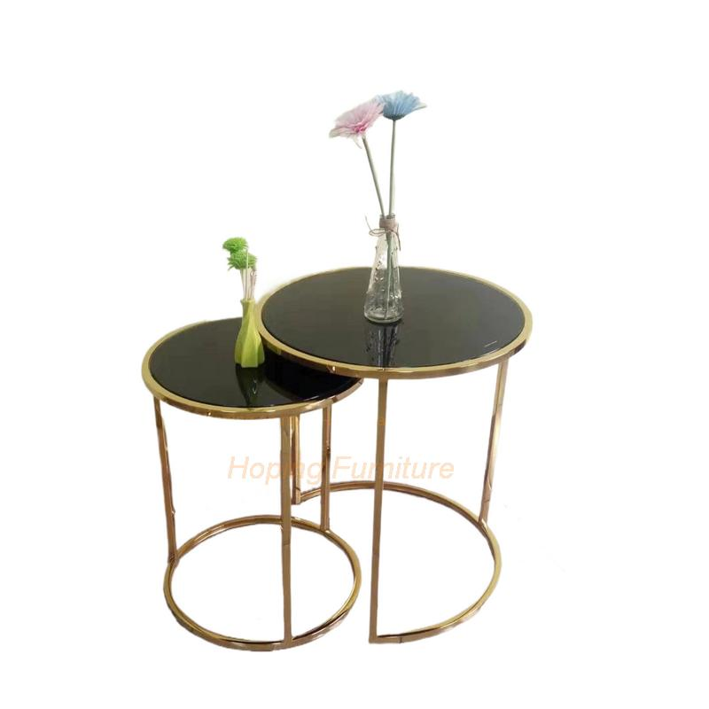 Square Dining Room Side Table Modern Design Wedding Flower Extendable Coffee Table