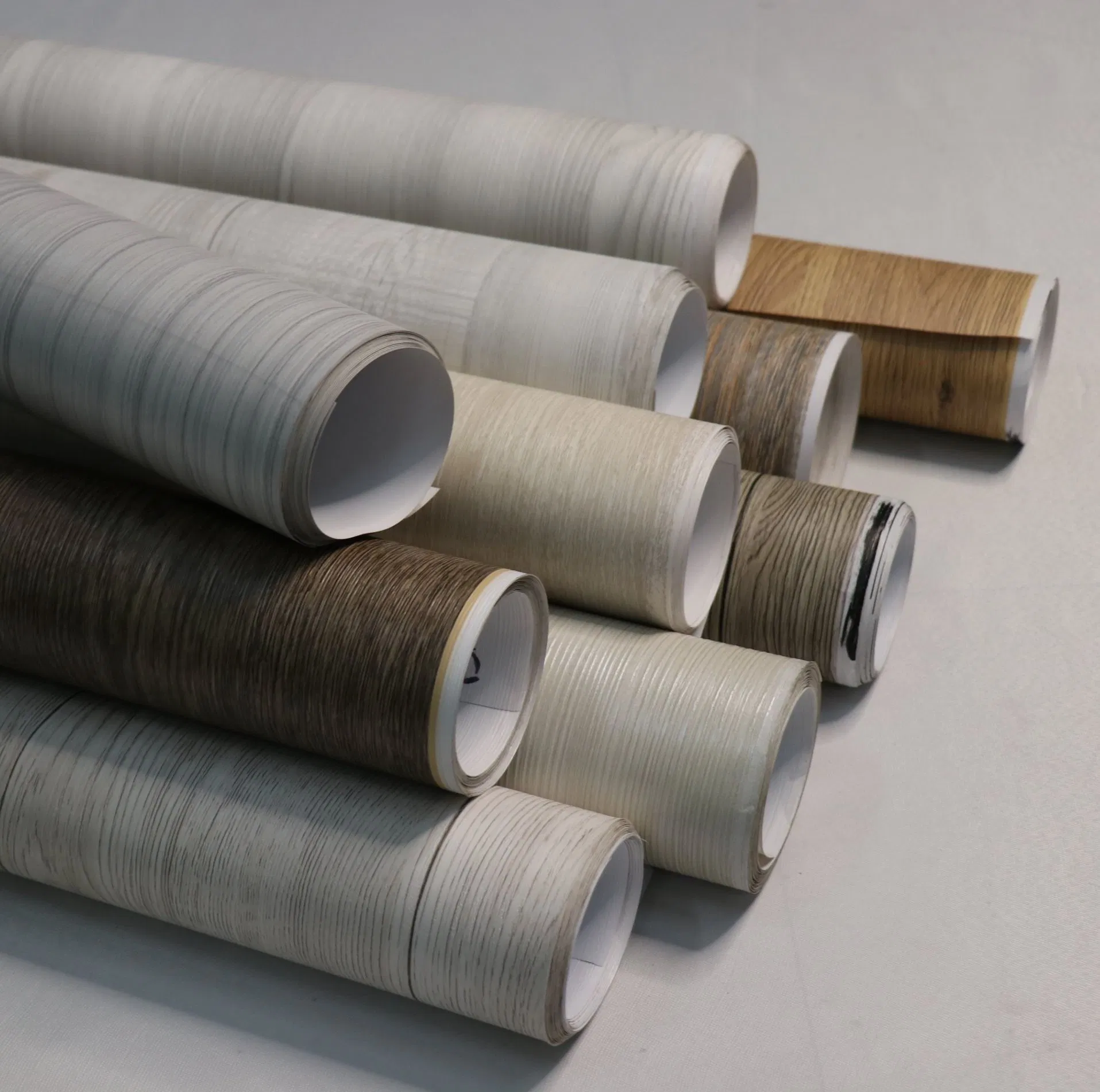 Vinyl Wrap Wooden Design PVC Decorative Film for Vinyl Door Covering