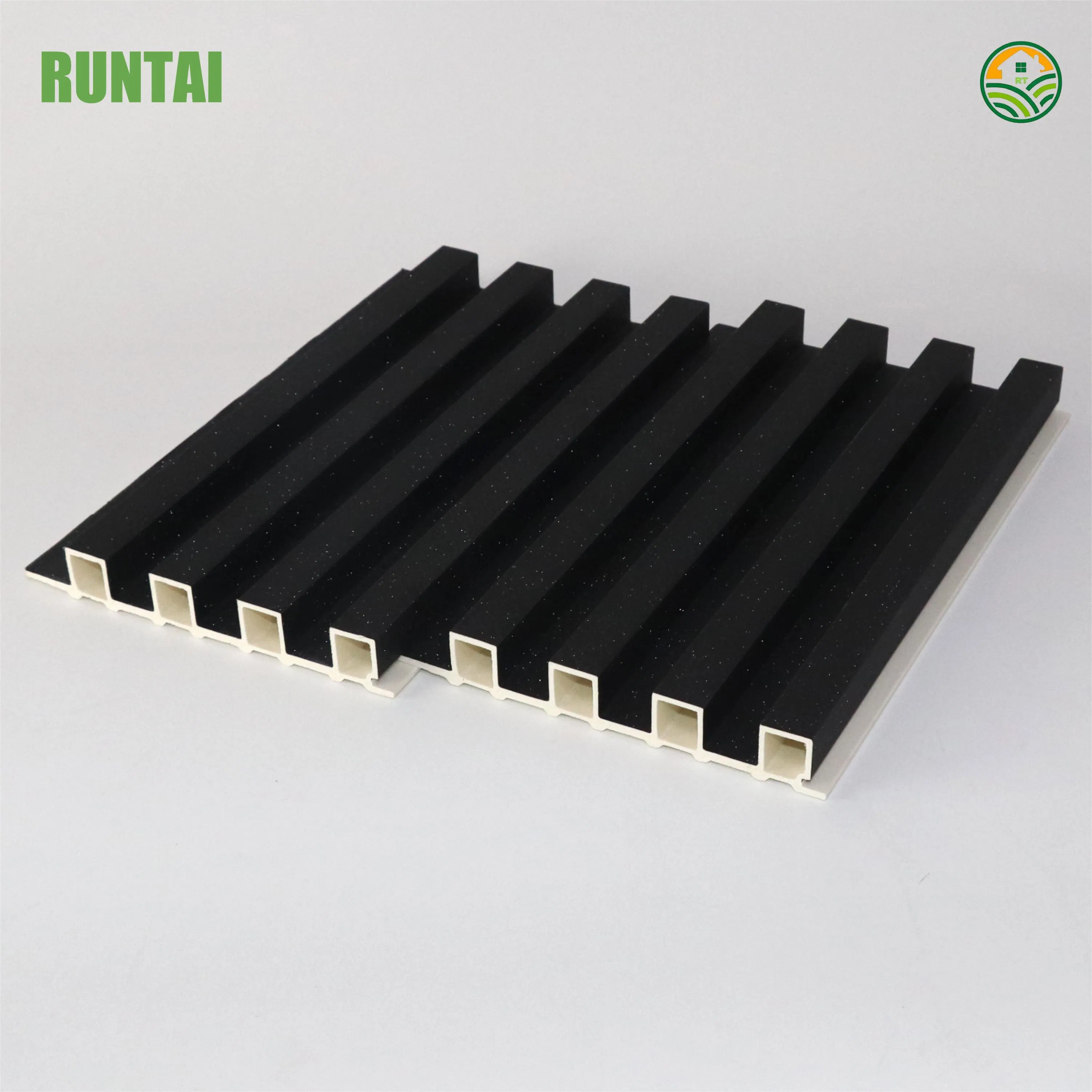 Decorative WPC 3D Fluted Wall Panel for Inteiror Wooden Louver PVC Panel 160X24mm