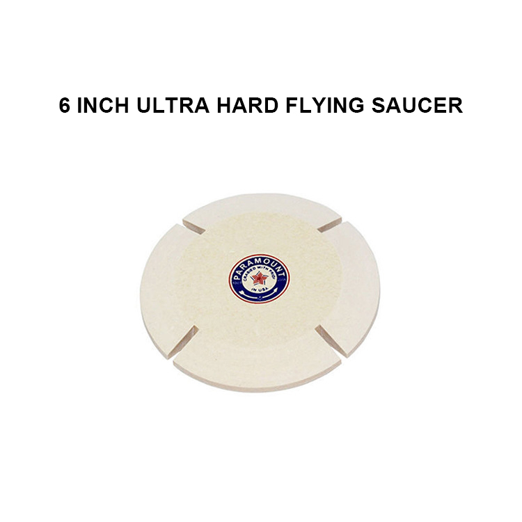 6" Hole Medium Hard Wool Felt Disc Paramount Pin Split Lap Polishing Felt Wheel