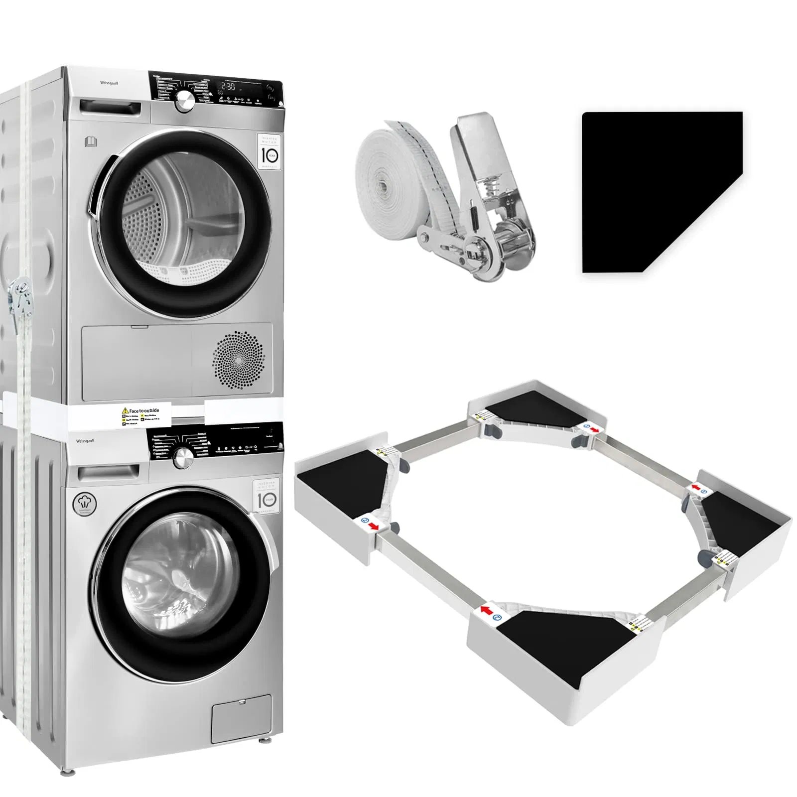 Buy Washing Machine Stacking Kit for Dryer Stacking Kit for Washer and Dryer Household