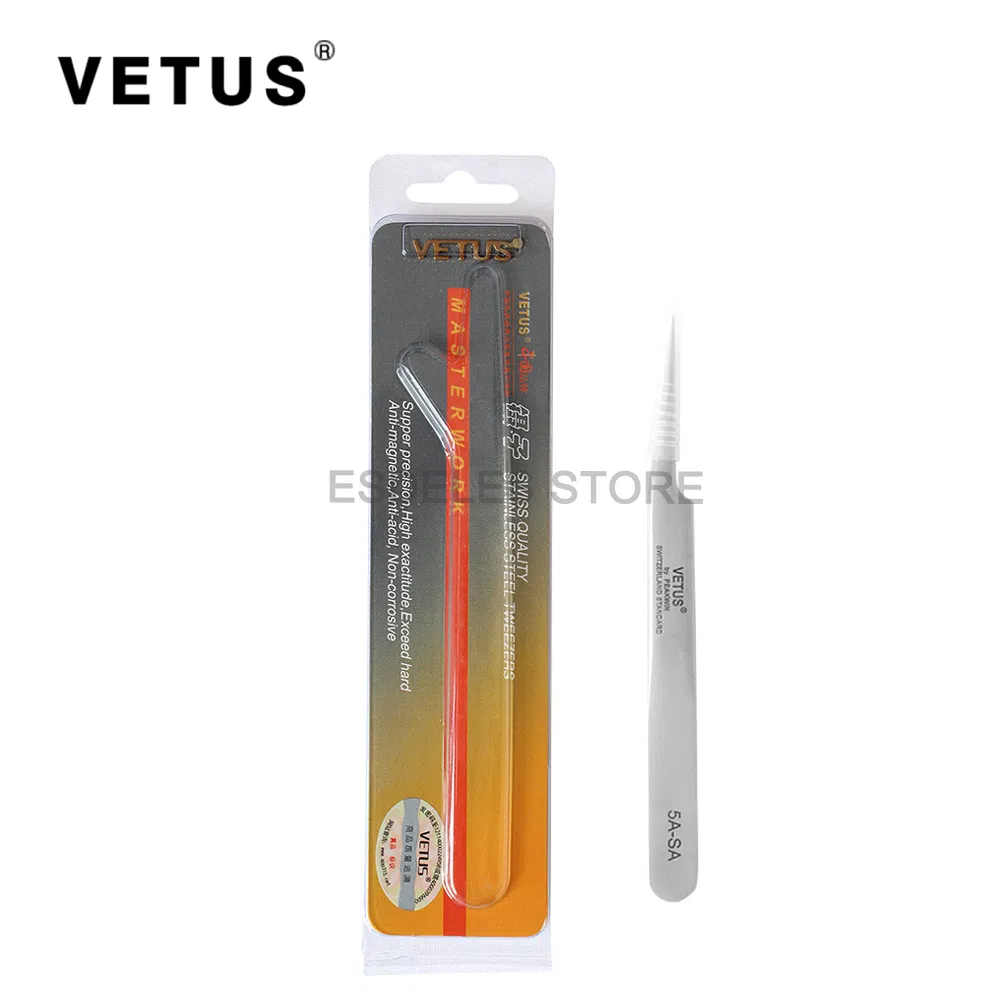 5A-SA Tweezer for Professionals German Stainless Steel Eyelash Tweezers