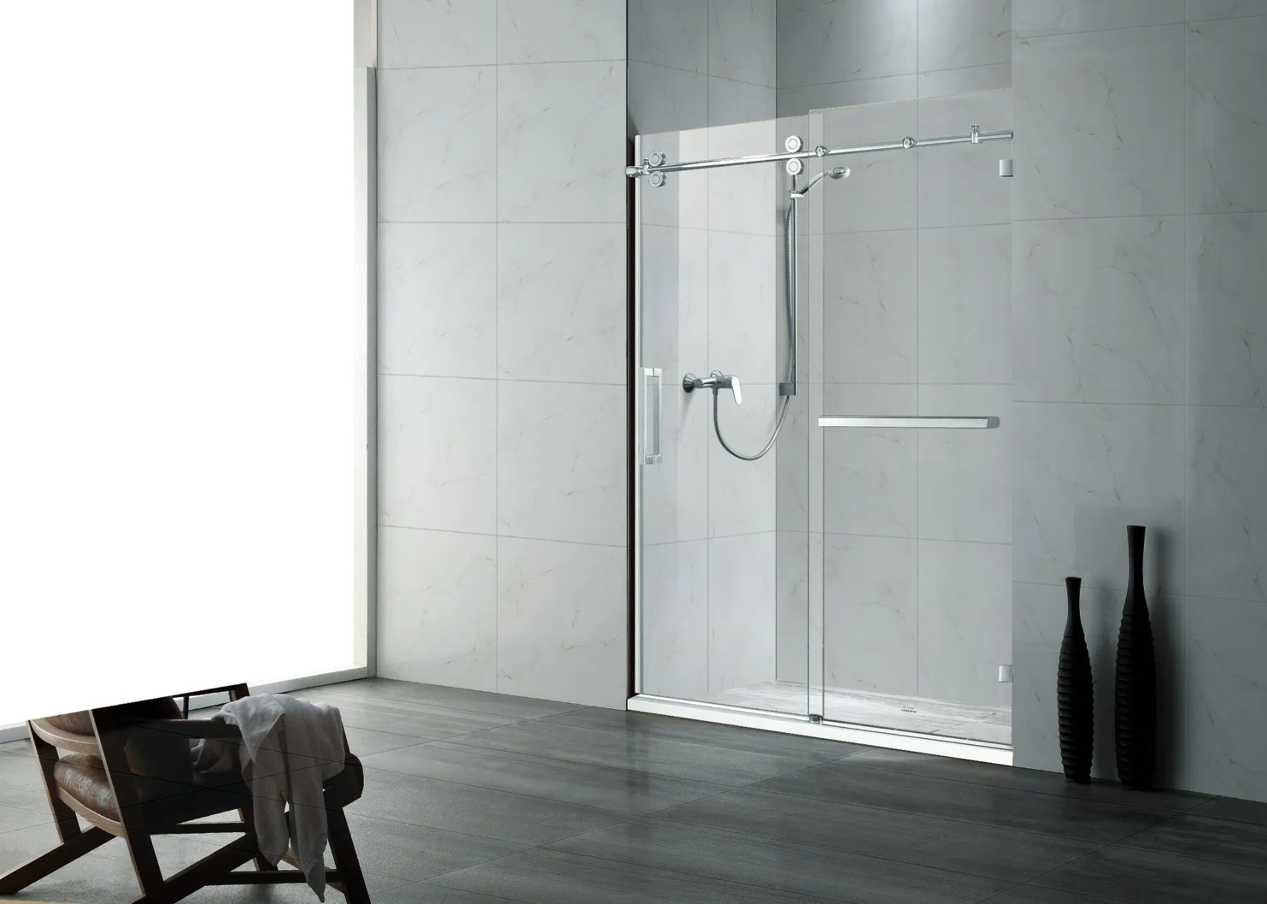 Hotel 900X900 Bathroom Prefab Shower Stall Simple Shower Enclosure