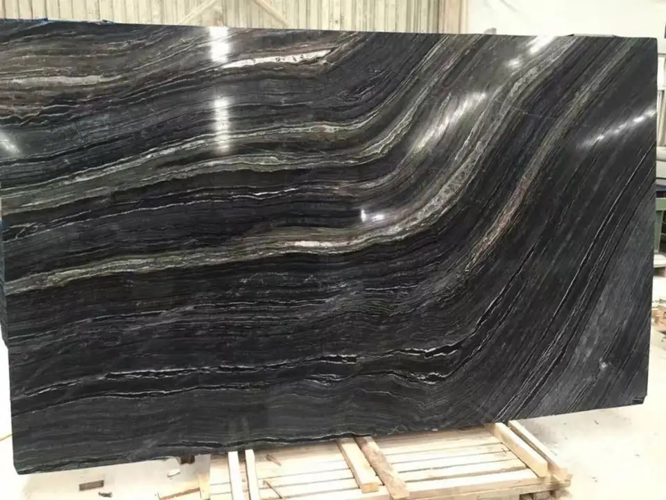 Black Forest Natural Marble Stone Marble Countertops Background Wall Kitchens Countertops