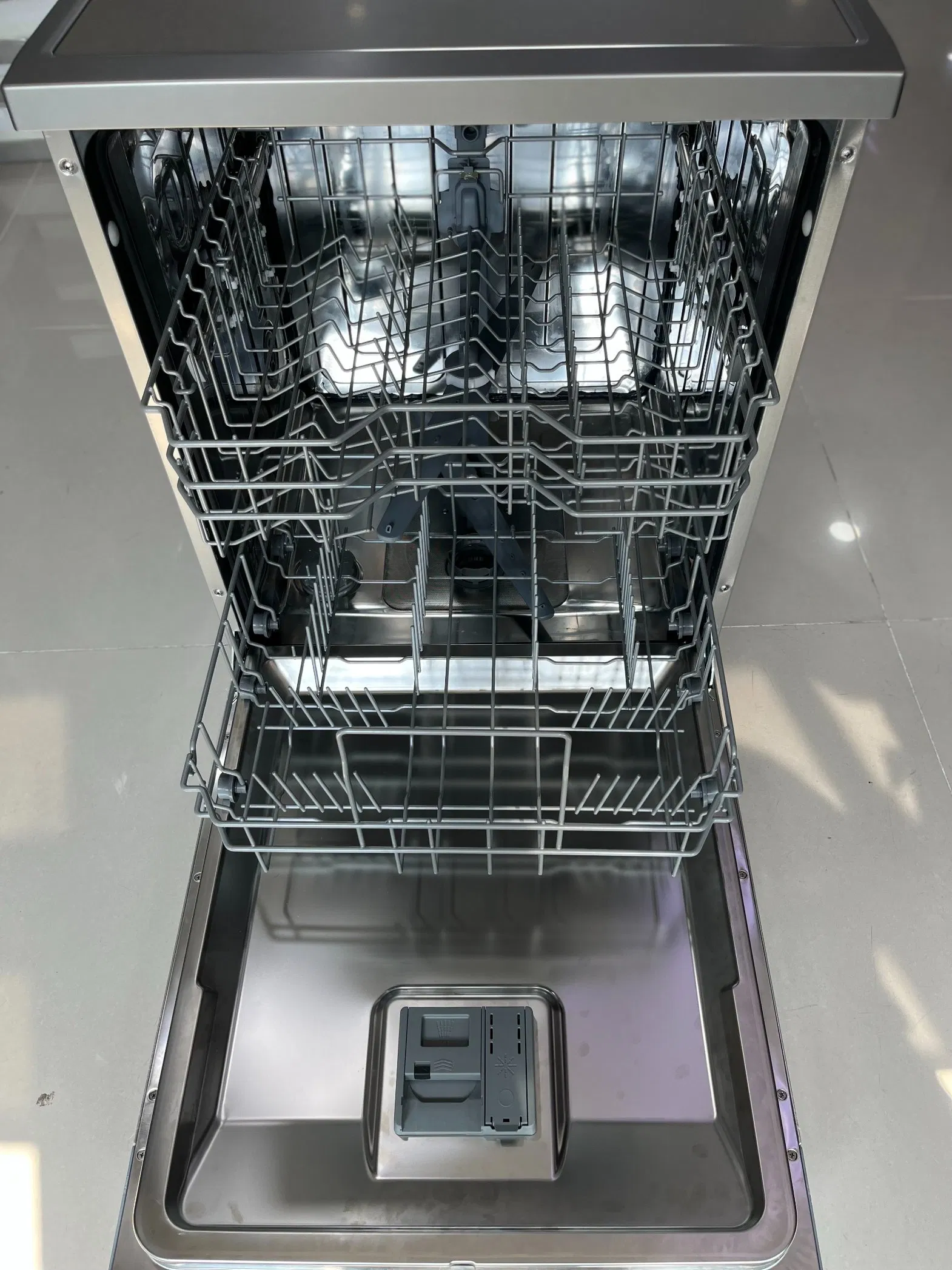 Wholesale 60 Cm Semi-Build in 12 Place Setting LED Display Dishwasher OEM China Factory Price