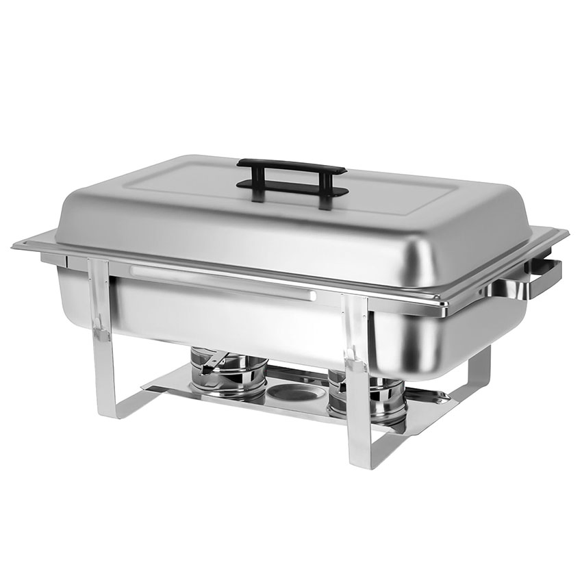 Stainless Steel Hydraulic De Lux Buffet Set Heating Food Warmer Chafing Dishes