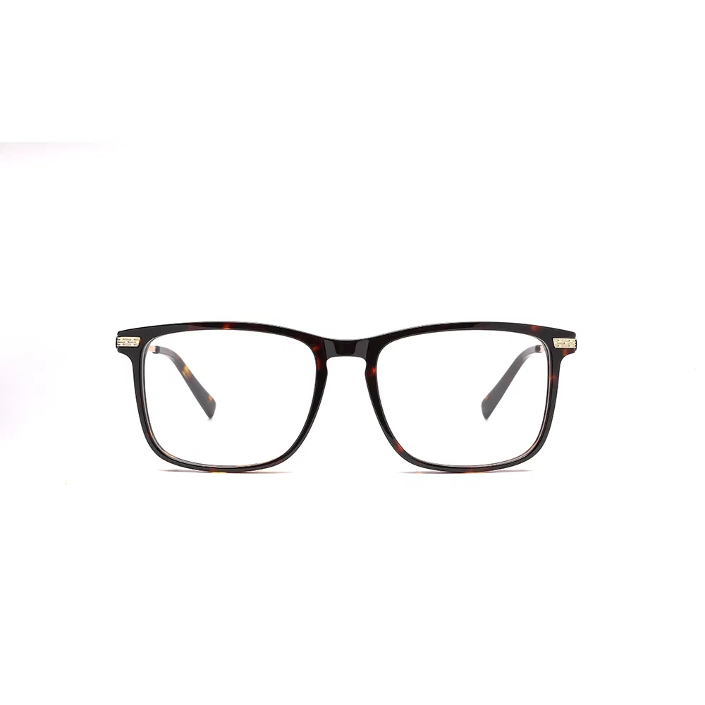 Sleek Fluid Dynamics Acetate Optical Frames with Liquid Resin Suspension Temples