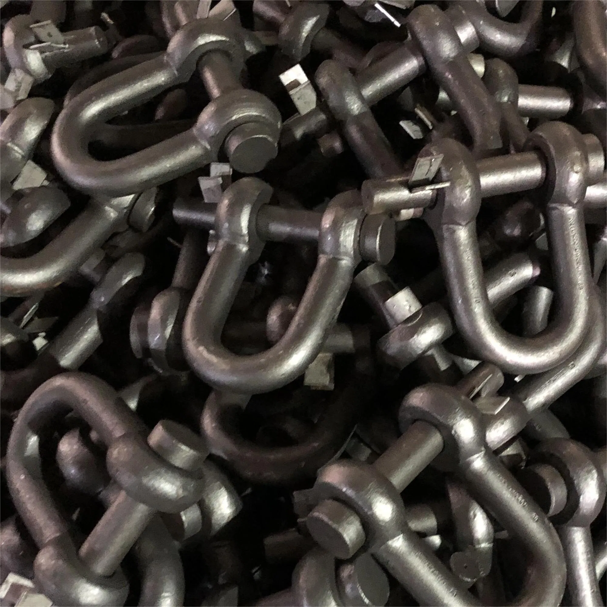 JIS Type Hot DIP Galvanized 3'' Dee Free Forged Shackle for Lifting