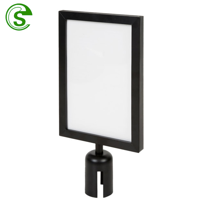 Queue Barrier A4 Banner Stand Freely Standing Displays