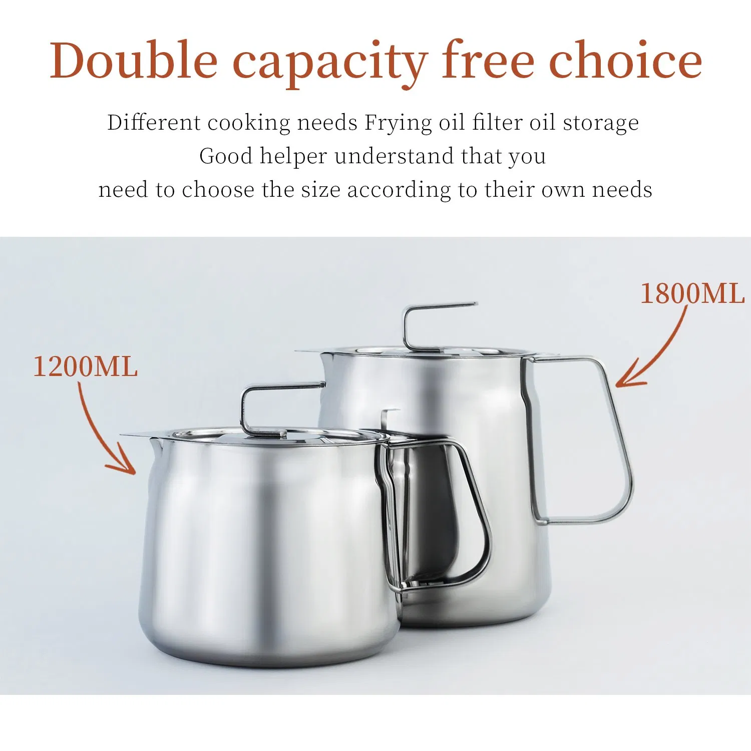 304 Stainless Steel Oil Filter Can with Cover Filter