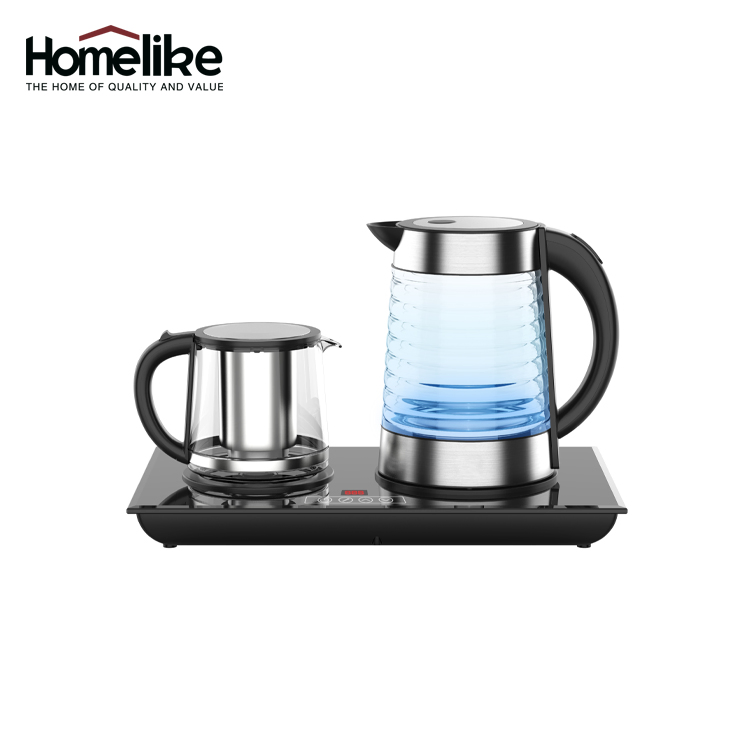 Coffee and Tea Maker Machine Custom 1.7L Glass Electric Tea Maker Set