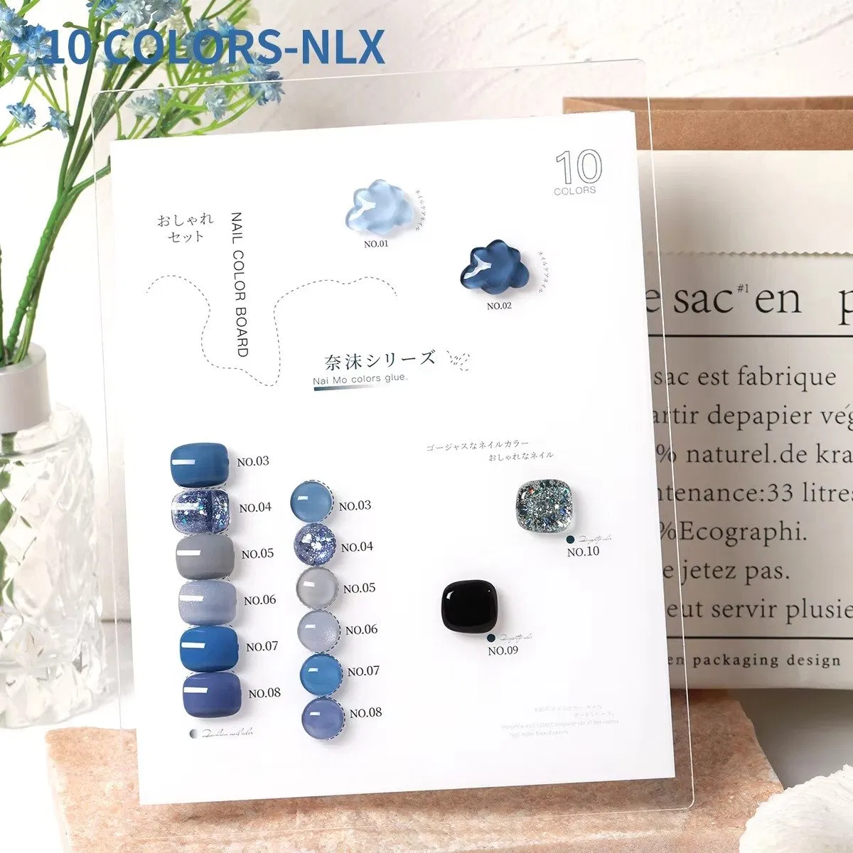 Wholesale 15ml as UV Nail Gel Polish 10 Colorsfor OEM or Nail Salon Nail Art Design Beauty Application