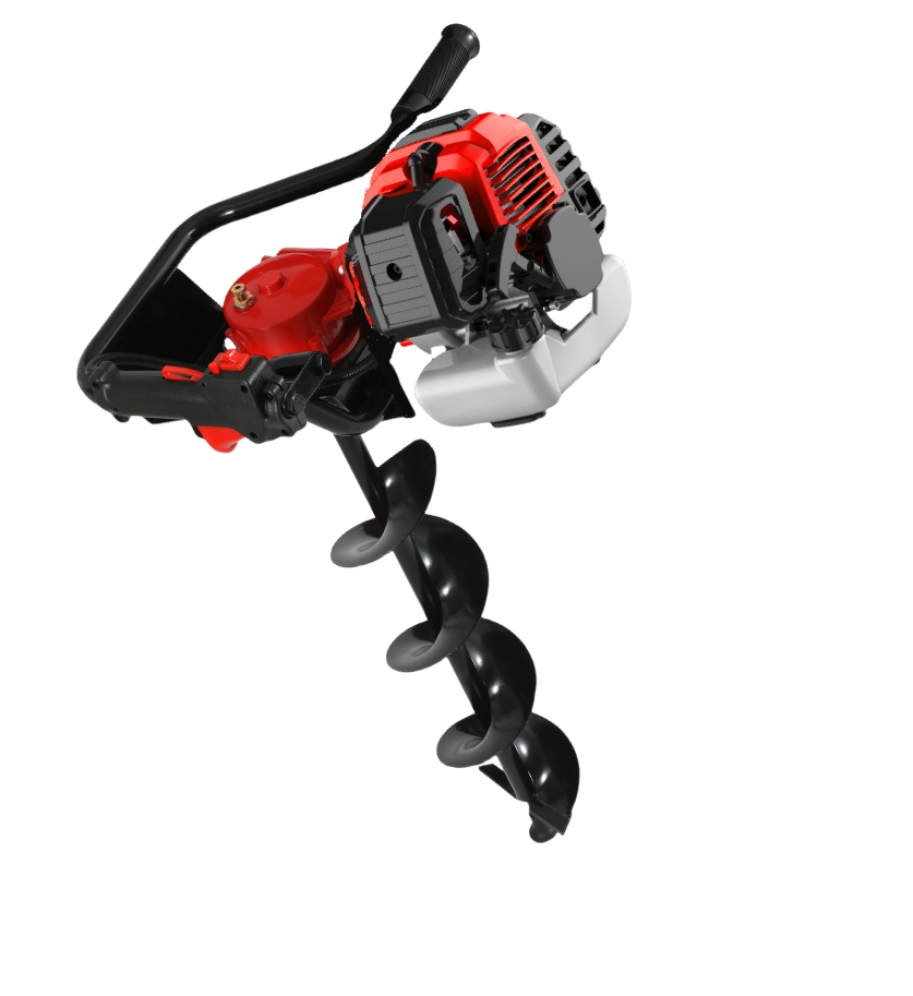 2 Stroke New Engine Power Gasoline Earth Auger 62cc