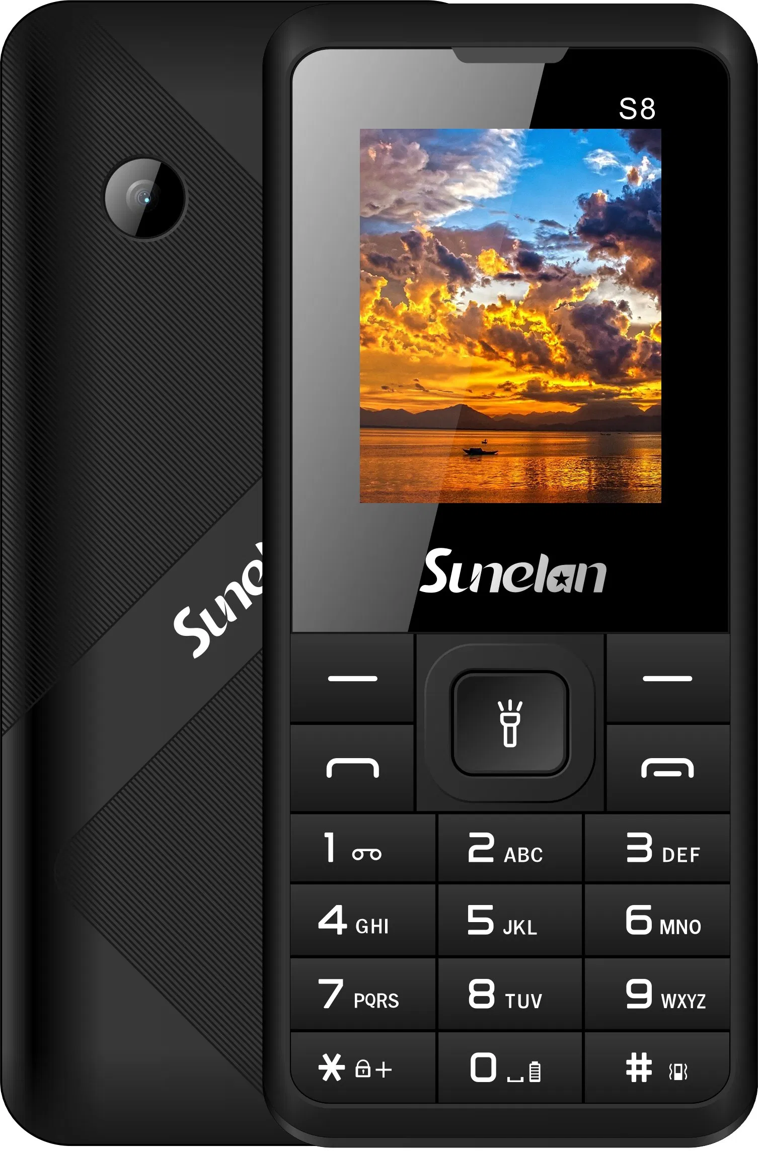 Кнопочный телефон Sunelan S8, 2 SIM, 1000mAh
