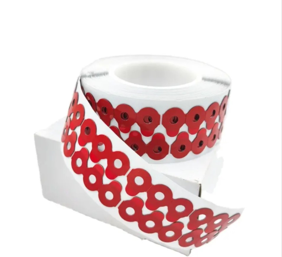 Anti-Slip Lens Edging Pad 18*24mm Optical Lens Blocking Pad with Adhesive Tape for Eyeglasses Polishing Protection