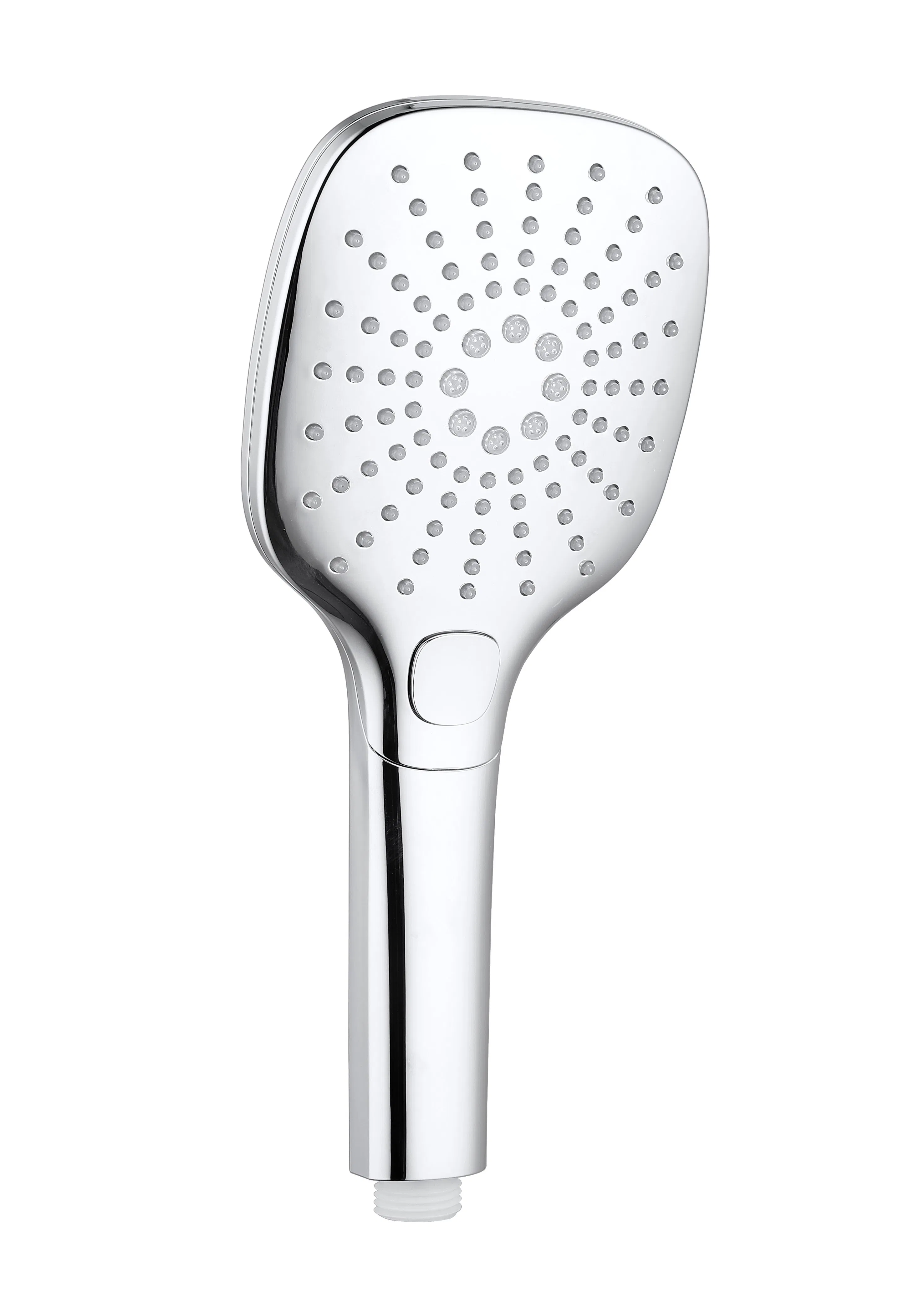 3 Functions Matt Black Sanitary Bathroom Accessories Shower Heads Handheld Shower Hand Shower with Button Switch Control