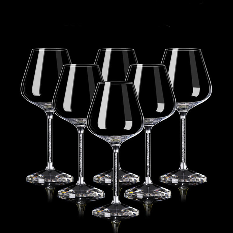 China Hand Made Home Bar Custom Personalized Creative 1500ml Wine Carafe Decanter Glass Set with Wine Glasses
