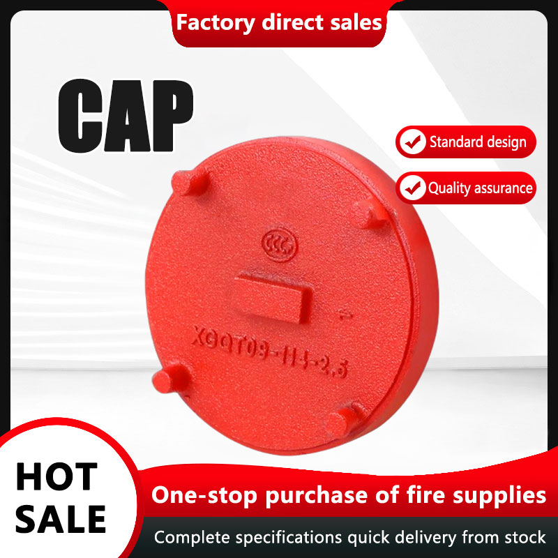 Grooved Ductile Iron Pipe Cap Multiple Sizes