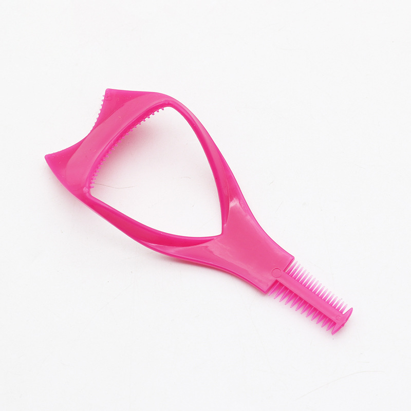 Practical Makeup Eyelash Applicator Guide Card Eyelash Comb Curler