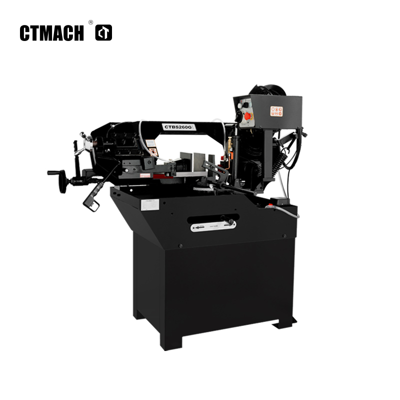 Ленточная пила по металлу портативная вертикальная горизонтальная CTBS260G