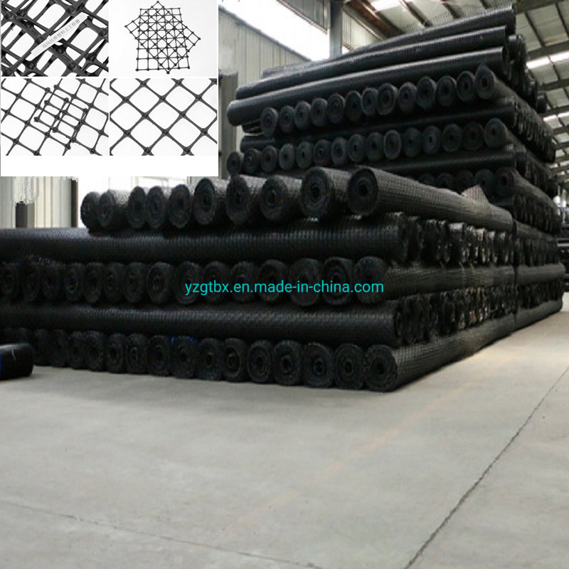 Plastic PP Geogrid Biaxial Geogrid for Road Railway Construction Reinforcement