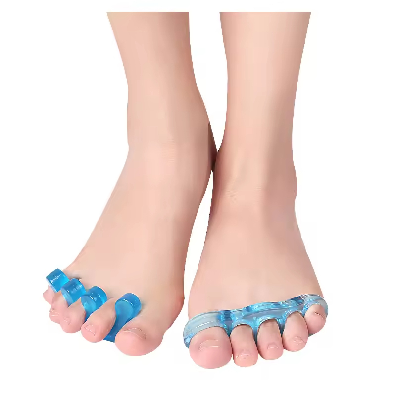 Hammer Five Toe Straightener Stretcher Soft Silicone Gel Toe Spacers for Bunions