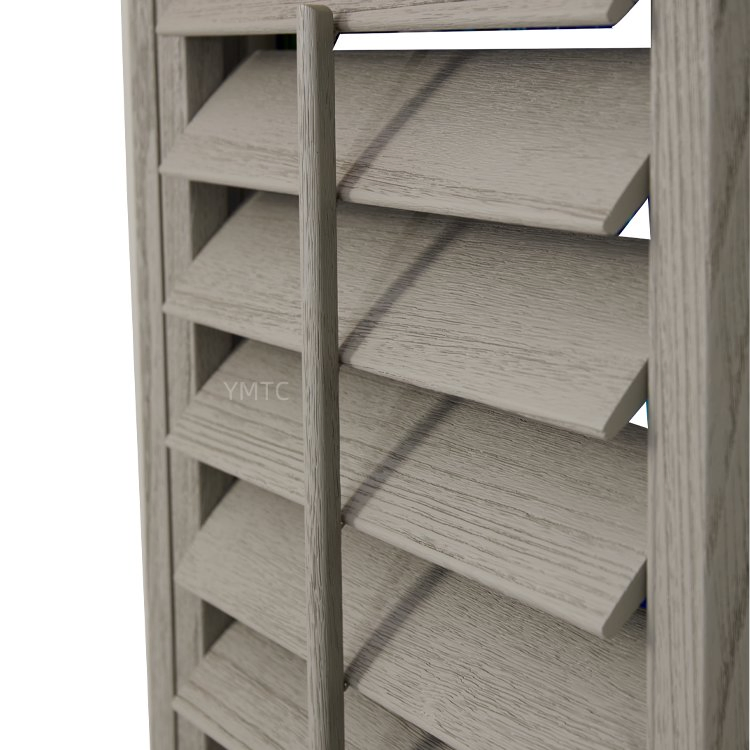 New Design Custom Stain Color Traditional Window Plantation Shutter