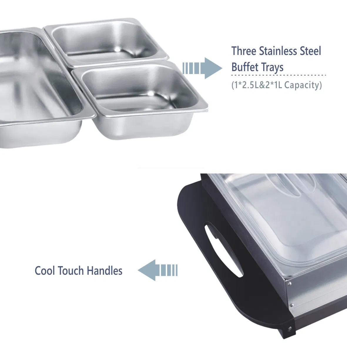 Table Top Electric Hot Buffet Food Warmer