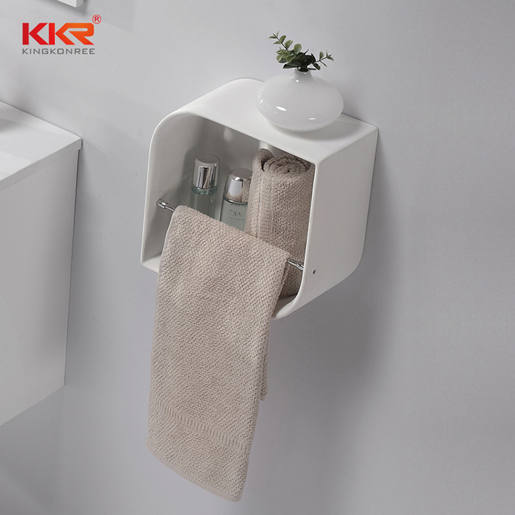 Solid Surface Bathroom Shelf Corner