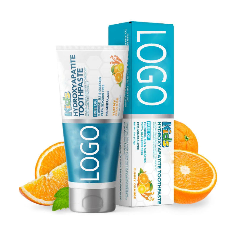 Plant Extract Whitening Toothpaste Apple Flavor Tube Fdi Certified