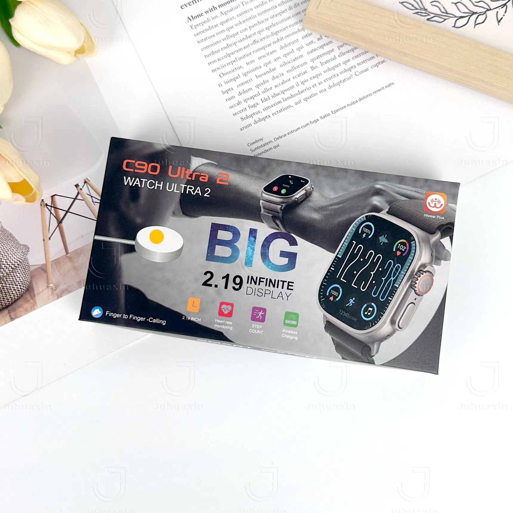 Wholesale Price 2.19 Infinite Display Waterproof Intelligent Smartwatch for Fitness Tracking and Heart Rate Monitoring