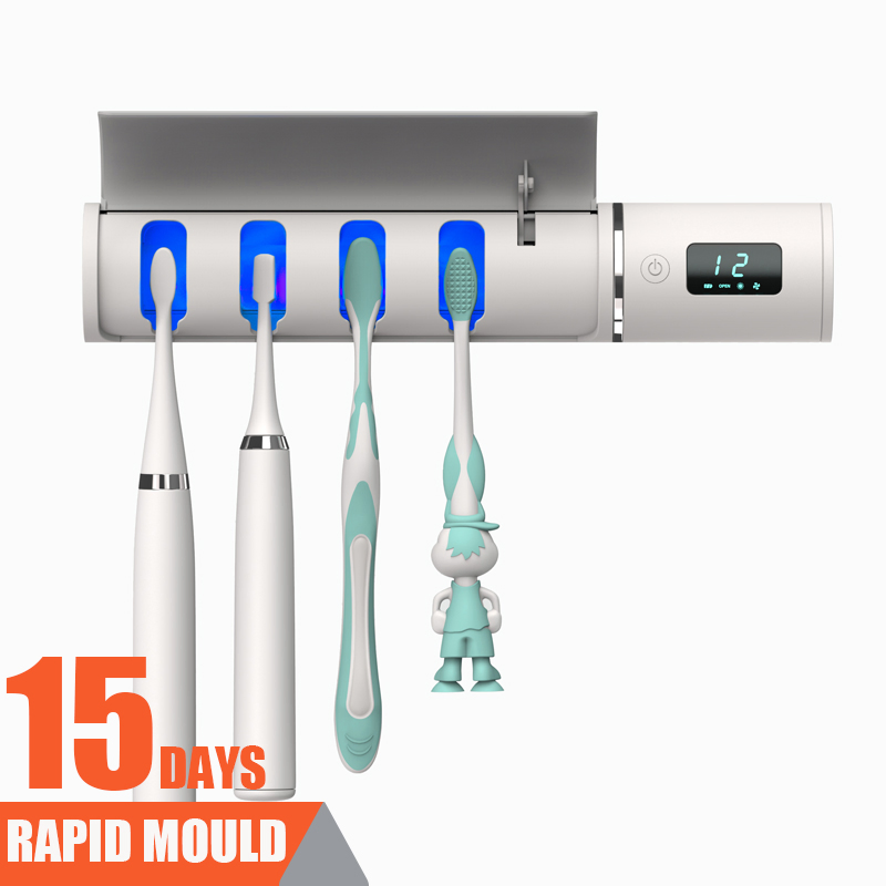Custom OEM UV Toothbrush Sterilizer Multi Function Toothbrush Holder UV Toothbrush Holder