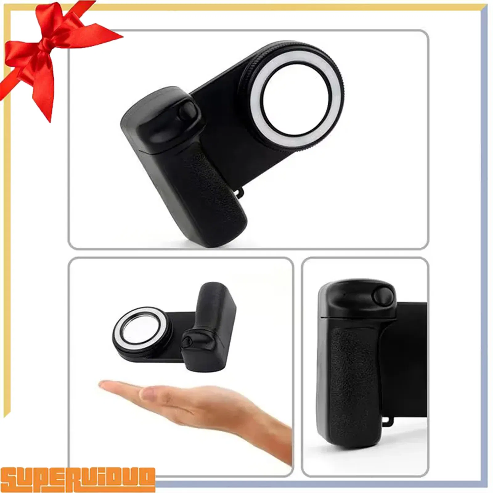 Магнитный монопод для селфи с Bluetooth и LED вспышкой